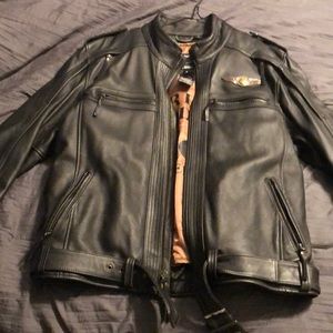 Harley Davidson 110th anniversary leather jacket